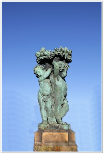 Bronze kandelaber sockel - bronze,