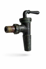 Antiker Messing Wasserhahn