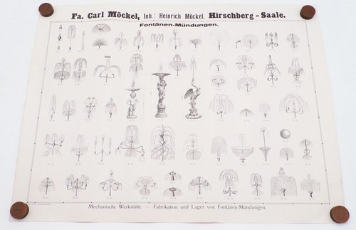 Alter druck fontänen - druck,