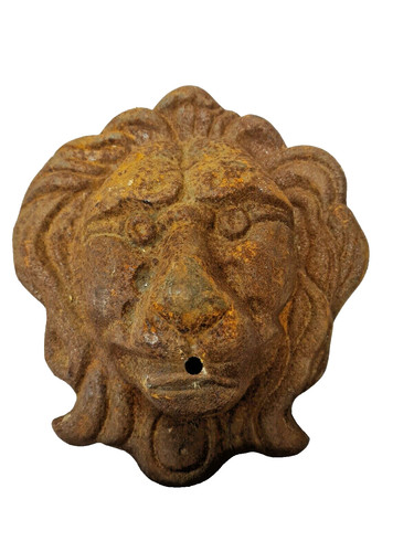 Löwenkopf aus gusseisen für - löwenkopf,