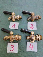 1 x Alter Wasserhahn Messing