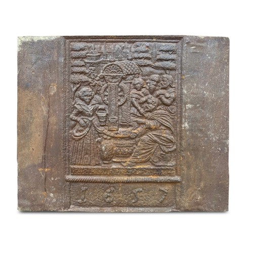 Ofen platte 1657 - 1657,, x